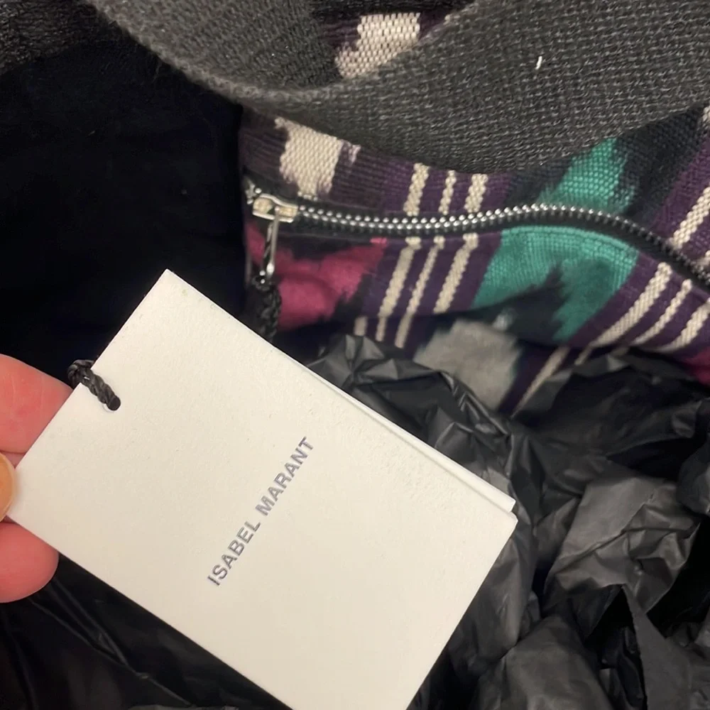 Isabel Marant Ikat Print Darwan Bag - Picture 12 of 13